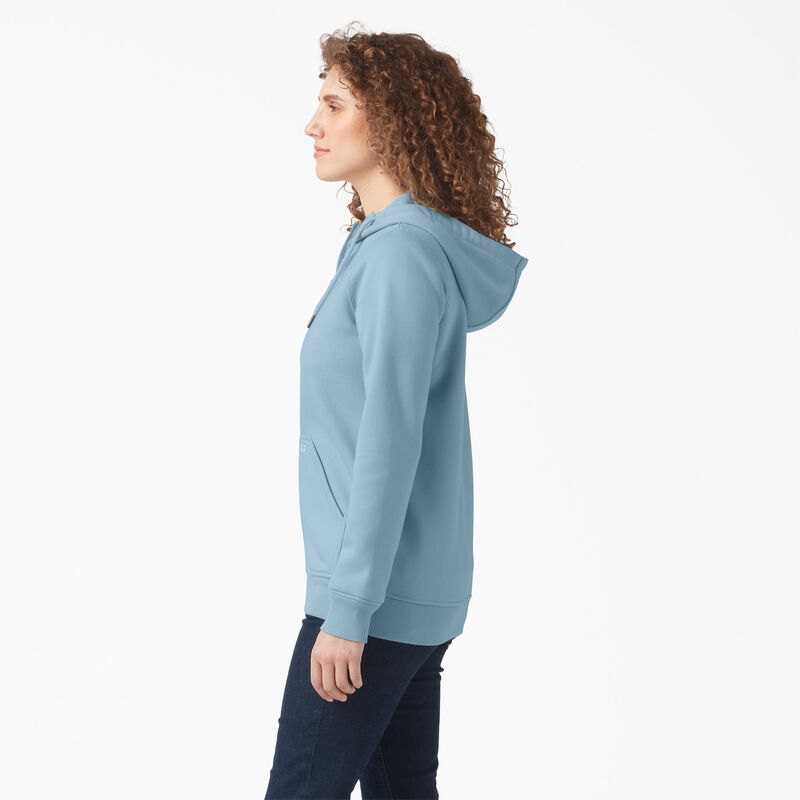 Dickies Heavyweight Full-Zip Fleece Hoodie Clear Blue ID-0Com8qEl