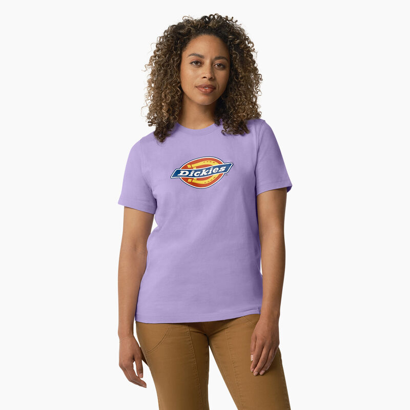 Dickies Heavyweight Logo T-Shirt Purple Rose ID-0DC9OaM3