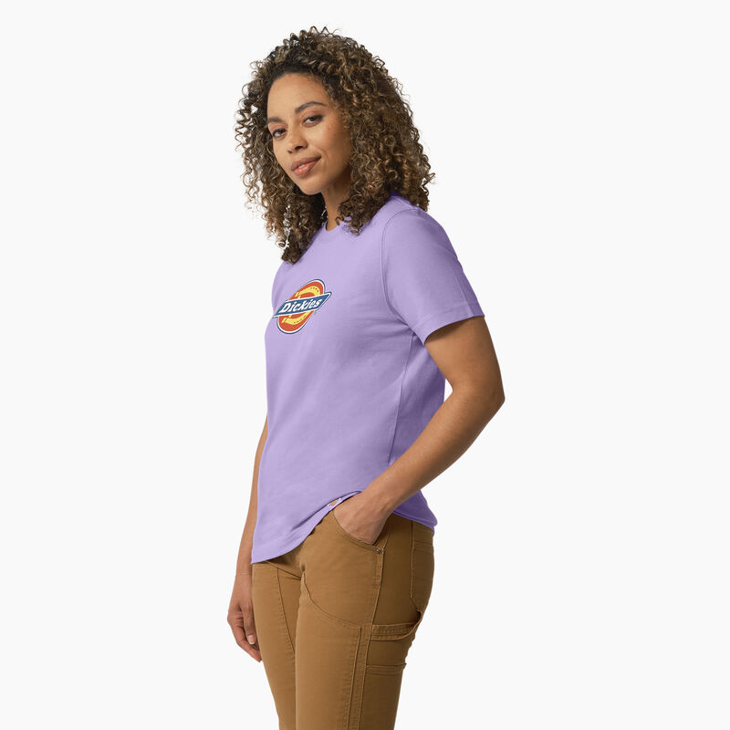 Dickies Heavyweight Logo T-Shirt Purple Rose ID-0DC9OaM3