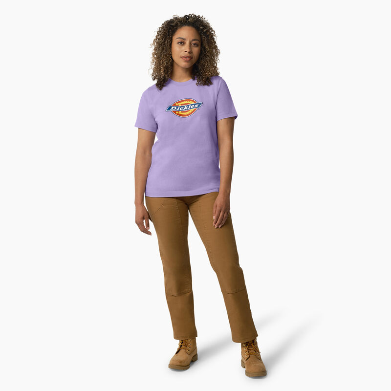 Dickies Heavyweight Logo T-Shirt Purple Rose ID-0DC9OaM3