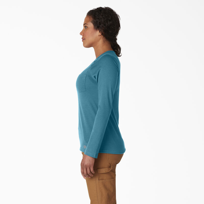 Dickies Cooling Long Sleeve Pocket T-Shirt Deep Sky ID-0GoA8eAb
