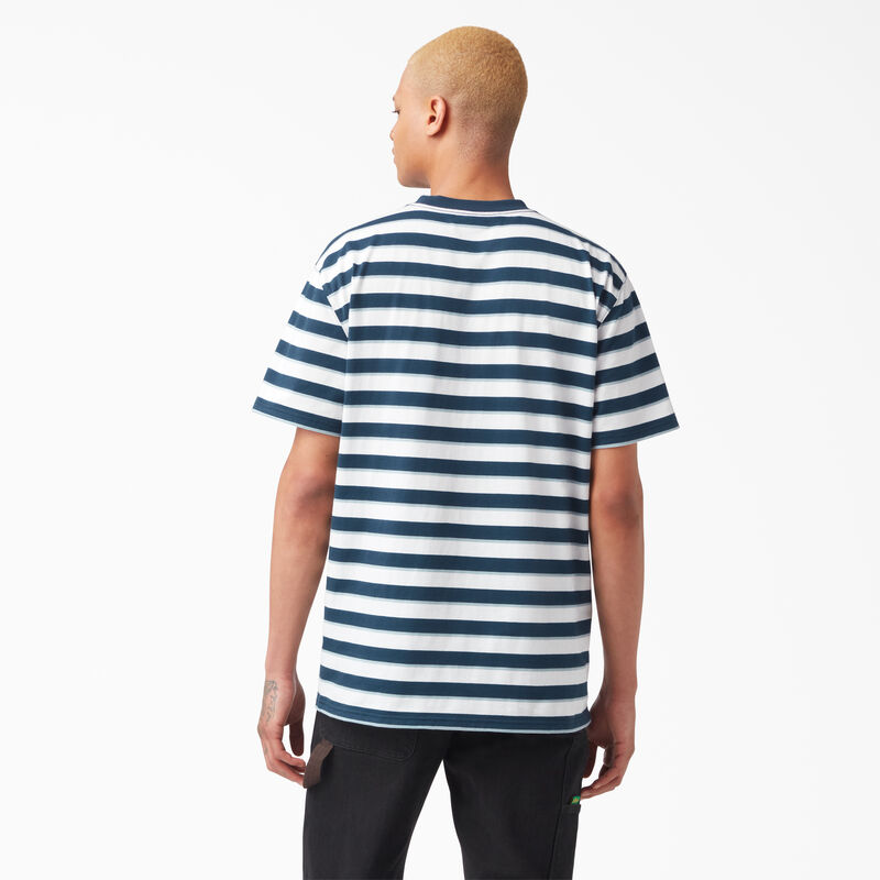Dickies Vincent Alvarez Striped T-Shirt Airforce Blue Stripe ID-0NHcNDhA