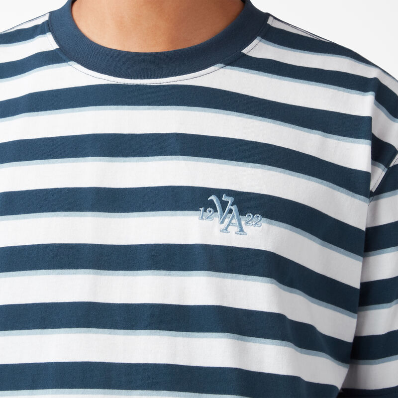 Dickies Vincent Alvarez Striped T-Shirt Airforce Blue Stripe ID-0NHcNDhA