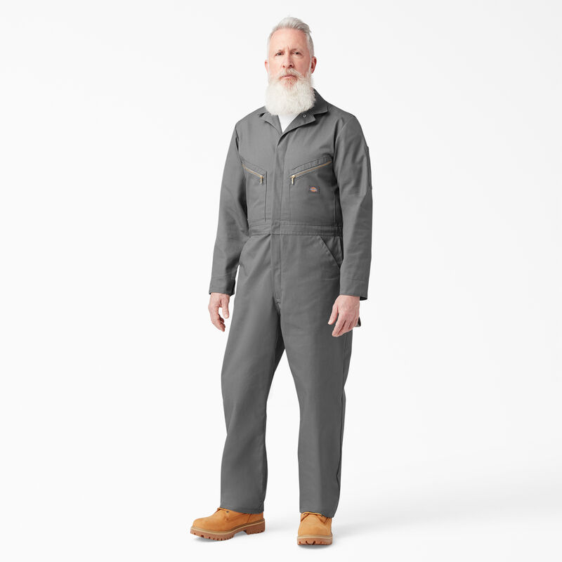 Dickies Deluxe Blended Long Sleeve Coveralls Gray ID-0X7jjugr