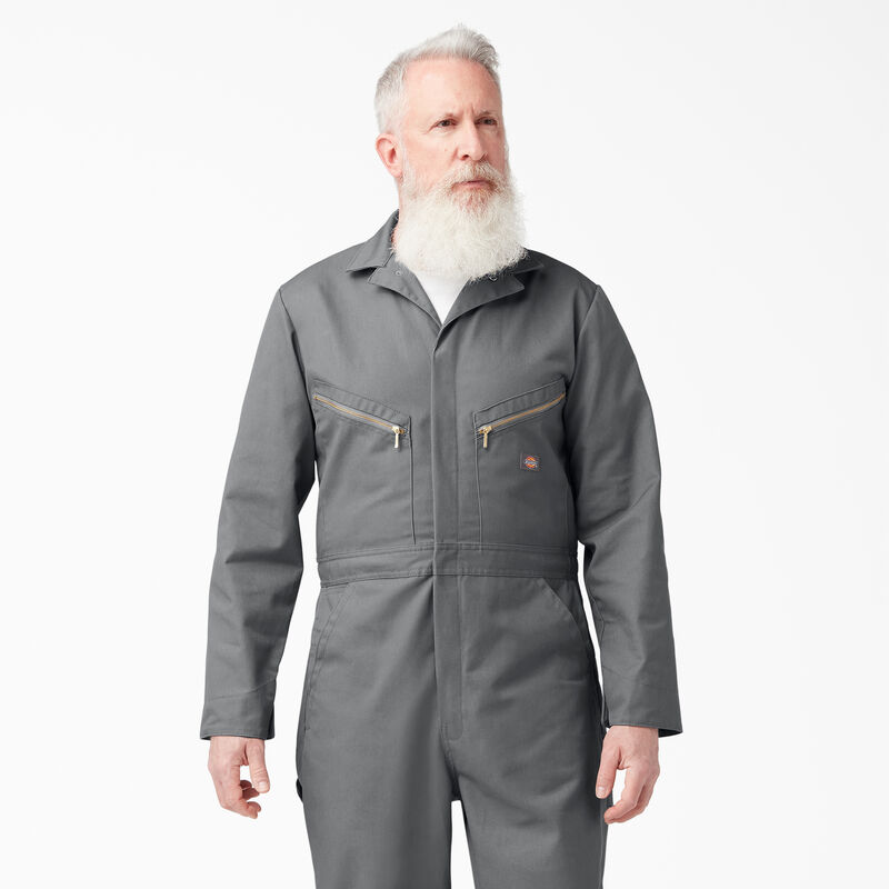 Dickies Deluxe Blended Long Sleeve Coveralls Gray ID-0X7jjugr