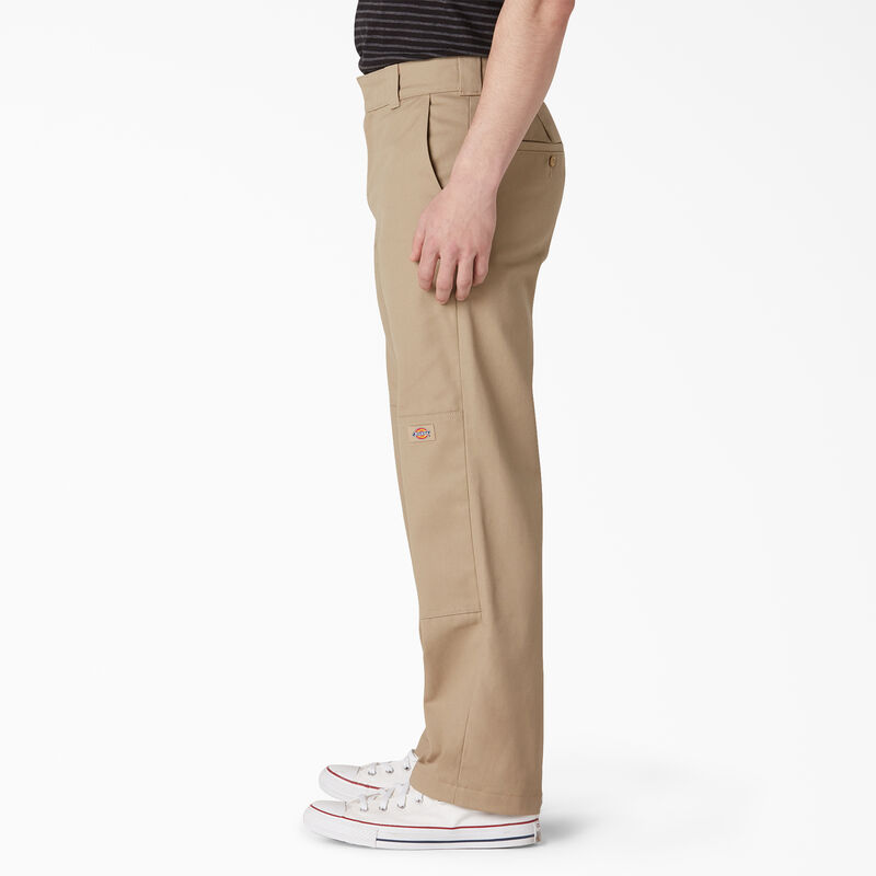 Dickies Slim Straight Fit Double Knee Pants Khaki ID-0bfBNqEM
