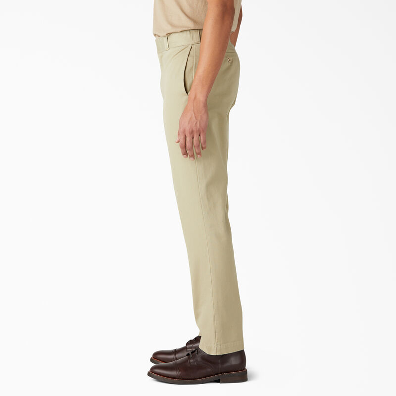 Dickies 1922 Regular Fit Twill Pants Rinsed Tan ID-0kUOh7Zl