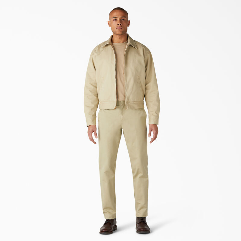 Dickies 1922 Regular Fit Twill Pants Rinsed Tan ID-0kUOh7Zl