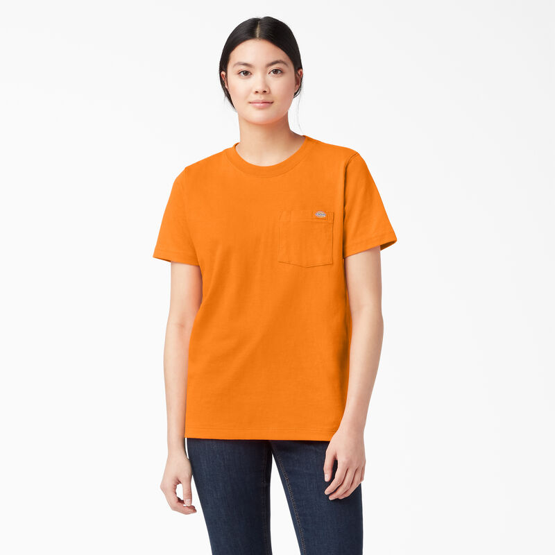 Dickies Heavyweight Short Sleeve Pocket T-Shirt Orange ID-0nrbrbrc