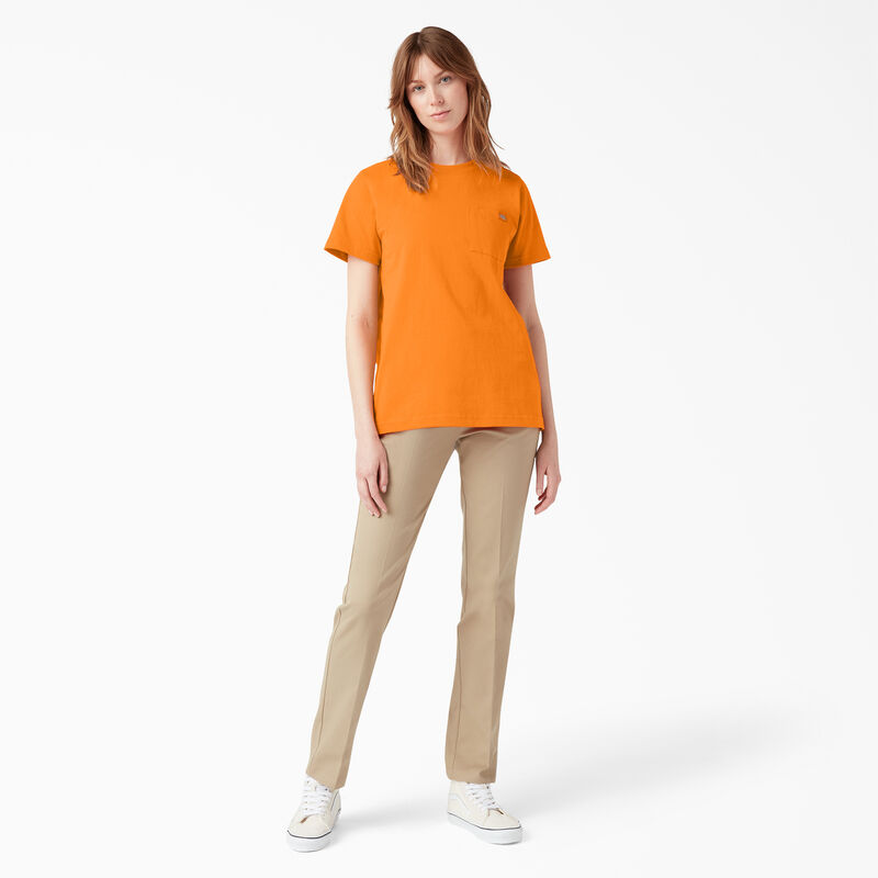 Dickies Heavyweight Short Sleeve Pocket T-Shirt Orange ID-0nrbrbrc