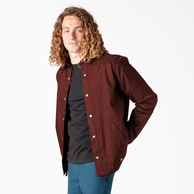 Dickies Skateboarding Coaches Jacket Fired Brick ID-0oRzzuQz