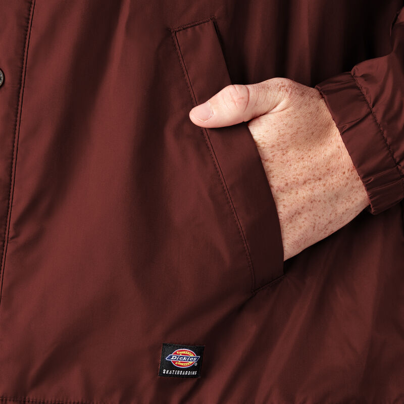 Dickies Skateboarding Coaches Jacket Fired Brick ID-0oRzzuQz