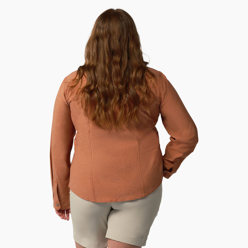Dickies Plus Cooling Roll-Tab Work Shirt Copper Heather ID-0yAMjj6W