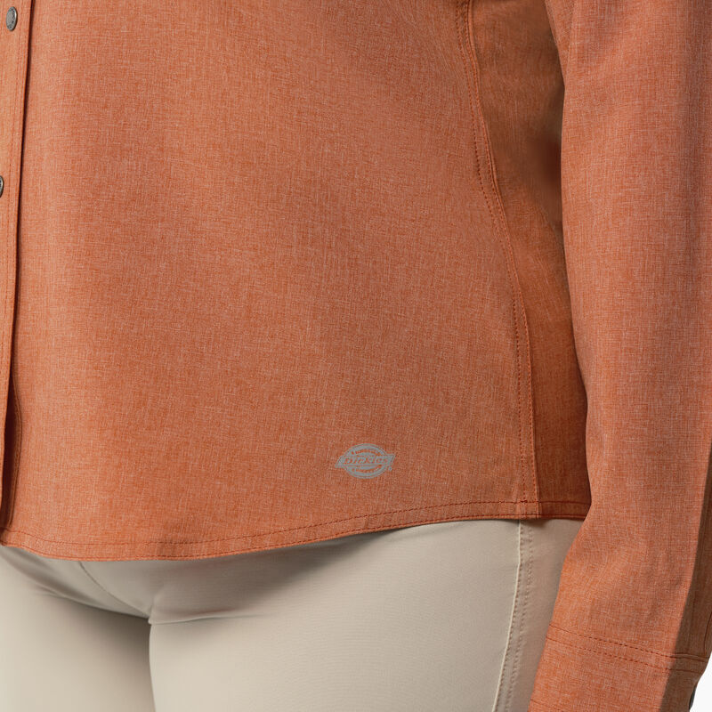 Dickies Plus Cooling Roll-Tab Work Shirt Copper Heather ID-0yAMjj6W