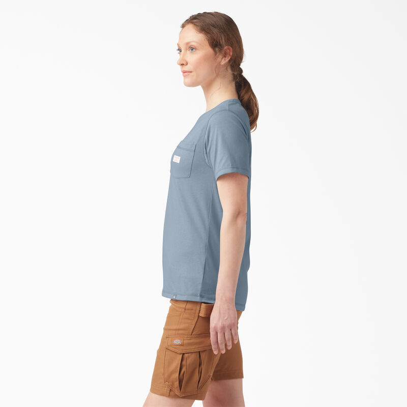 Dickies Traeger x Dickies Pocket T-Shirt Fog Blue ID-1ASvQuQX