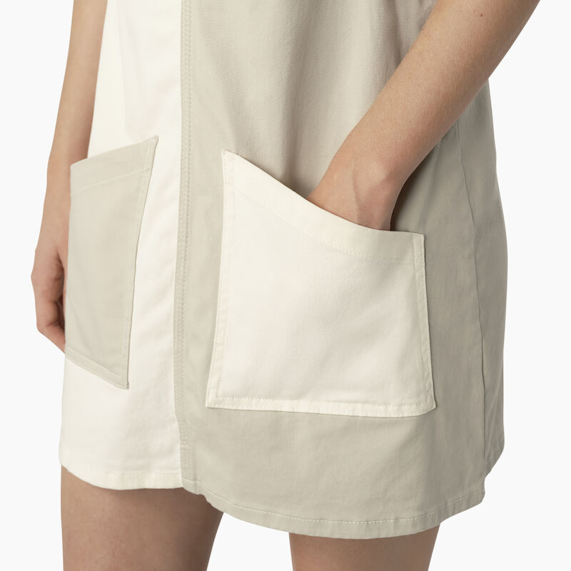 Dickies Regular Fit Colorblock Bib Overall Dress Cloud/Desert Color Block ID-1FEwOb8T