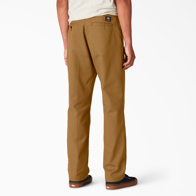 Dickies Skateboarding Slim Fit Pants Brown Duck Contrast Topstitch ID-1J2p3eFo