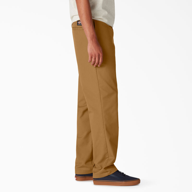 Dickies Skateboarding Slim Fit Pants Brown Duck Contrast Topstitch ID-1J2p3eFo