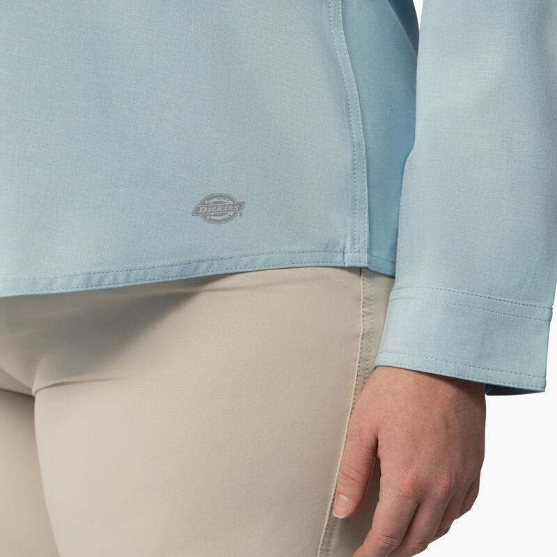 Dickies Plus Cooling Roll-Tab Work Shirt Clear Blue ID-1JtcUkrY