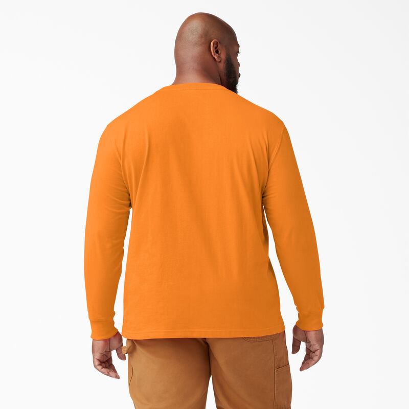 Dickies Heavyweight Long Sleeve Pocket T-Shirt Orange ID-1KQjW5Hw