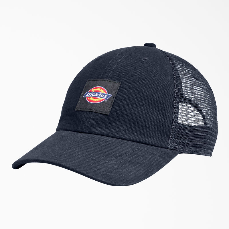 Dickies Canvas Trucker Hat Dark Navy ID-1NA3ANbu