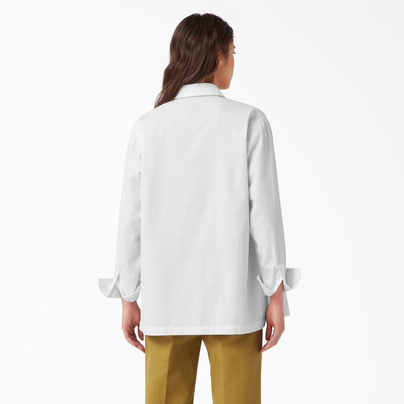 Dickies Relaxed Fit Long Sleeve Work Shirt White ID-1ruWotk0