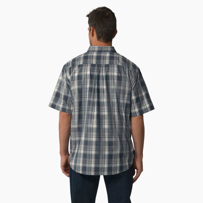 Dickies Short Sleeve Woven Shirt Airforce Blue High Plains ID-1vU2XZk1