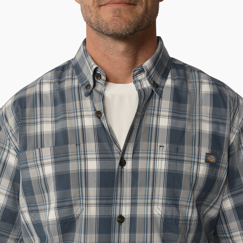 Dickies Short Sleeve Woven Shirt Airforce Blue High Plains ID-1vU2XZk1
