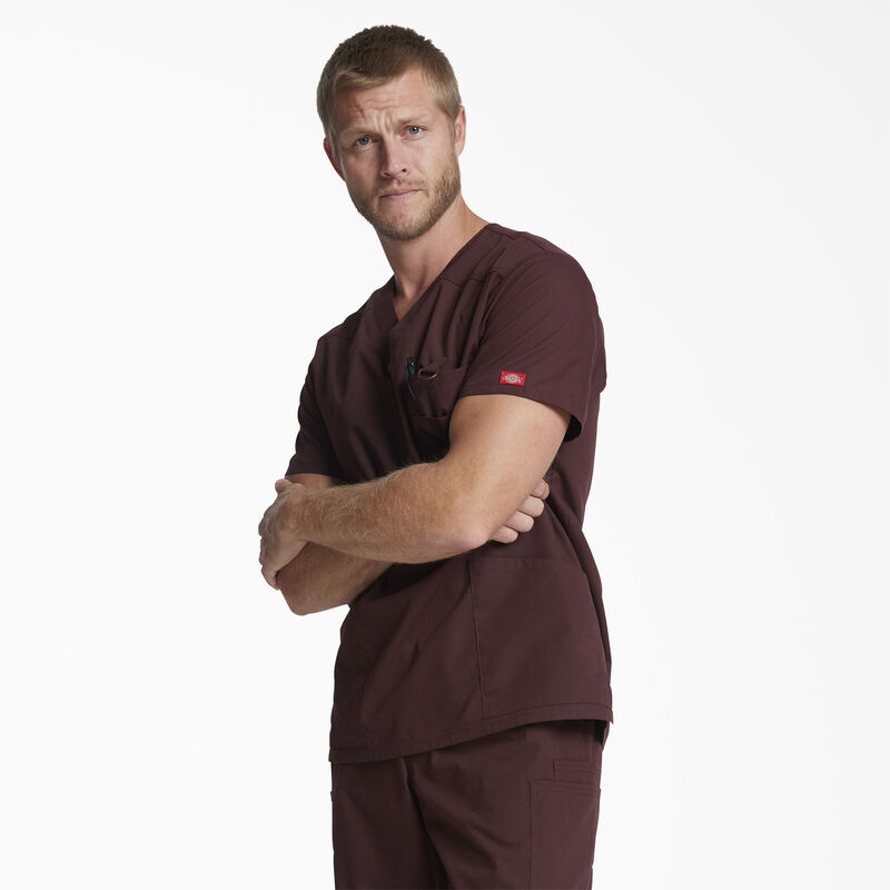 Dickies Men's EDS Signature V-Neck Scrub Top Regular ID-1xNGCpRM
