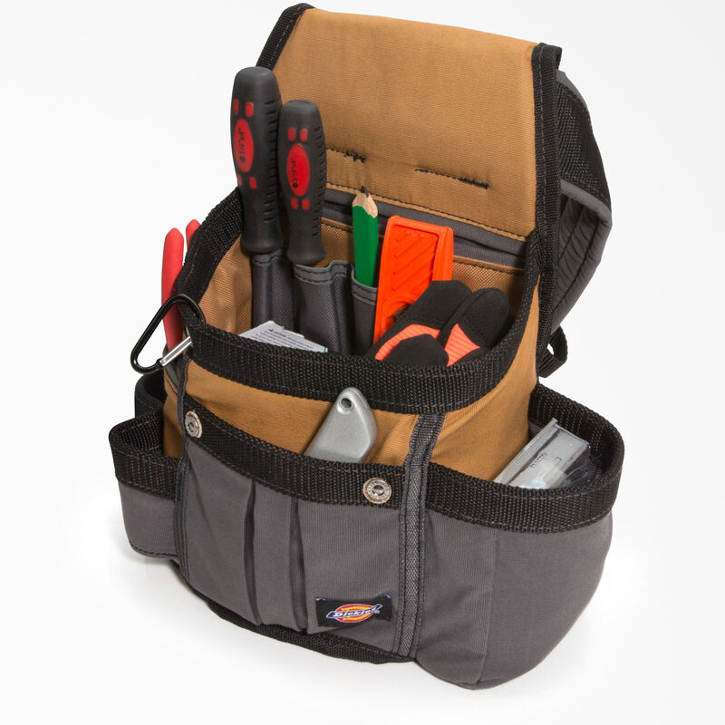 Dickies 8-Pocket Utility Pouch & Padded Belt Set Brown Duck ID-1zvxAy53