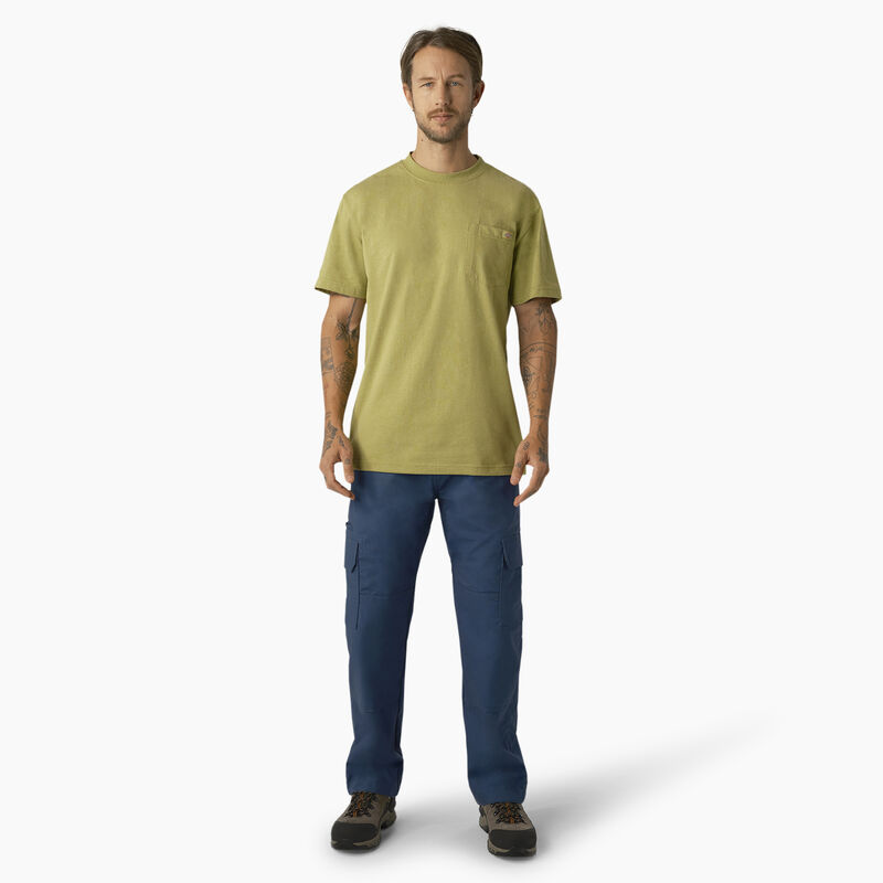 Dickies Heavyweight Heathered Short Sleeve Pocket T-Shirt Fern Heather ID-20pkjR5j