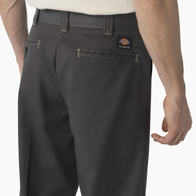 Dickies Skateboarding Regular Fit Double Knee Pants Charcoal w/ Gray Stitching ID-27KZ11v2