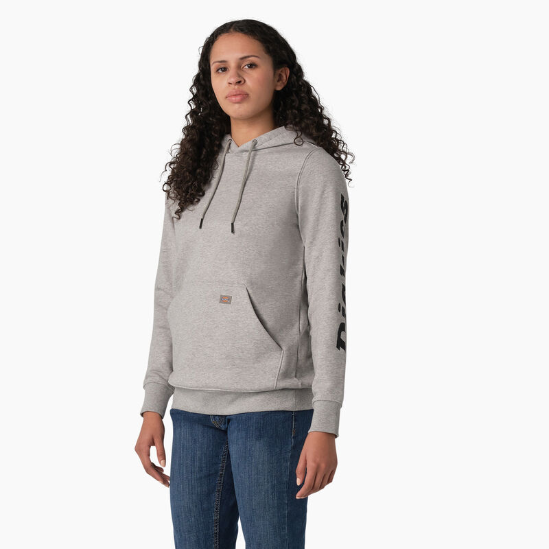 Dickies Heavyweight Logo Sleeve Pullover Heather Gray ID-299ZHD7o