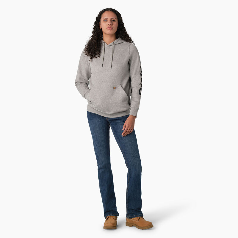 Dickies Heavyweight Logo Sleeve Pullover Heather Gray ID-299ZHD7o