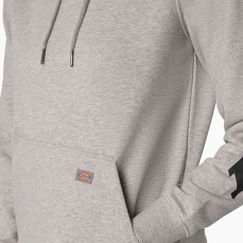 Dickies Heavyweight Logo Sleeve Pullover Heather Gray ID-299ZHD7o