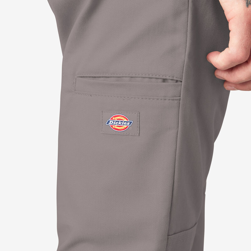 Dickies Skinny Fit Double Knee Work Pants Silver ID-2Al56Irl