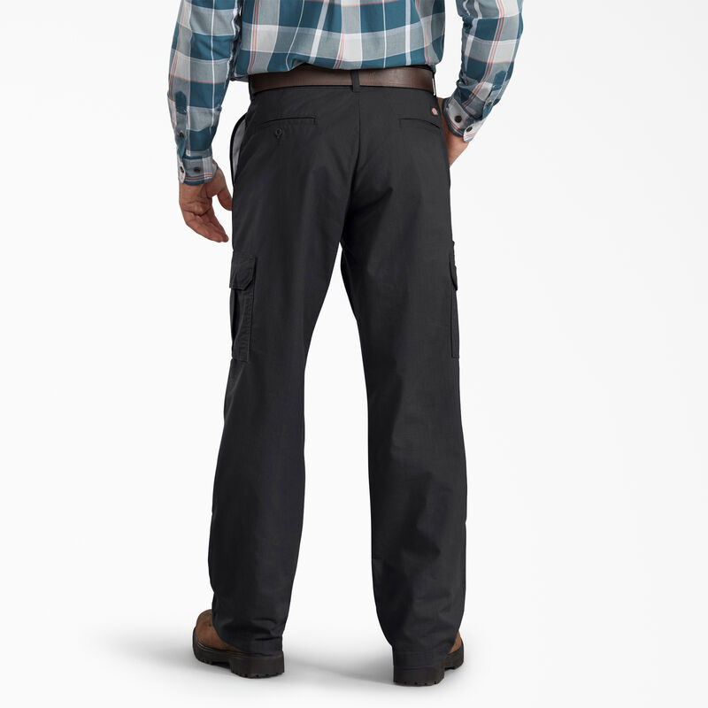 Dickies Regular Fit Ripstop Cargo Pants Rinsed Black ID-2E7A2h3P
