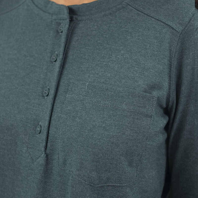 Dickies Heavyweight Henley Forest Heather ID-2E7wAP9O