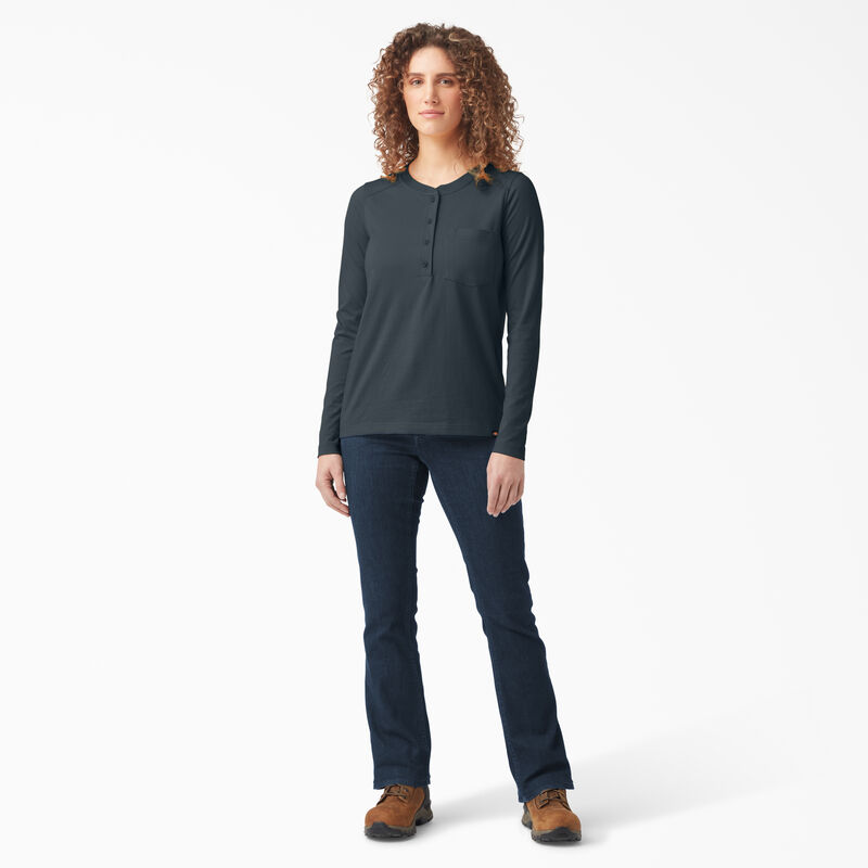 Dickies Heavyweight Henley Forest Heather ID-2E7wAP9O