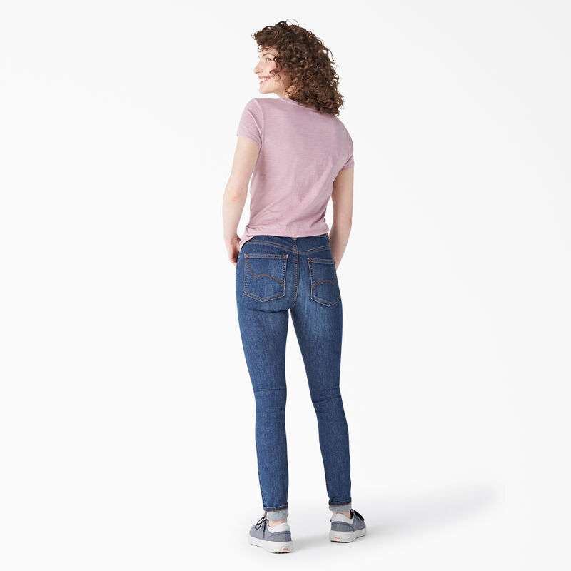Dickies Short Sleeve V-Neck T-Shirt Mauve Shadows ID-2RV0mgqa