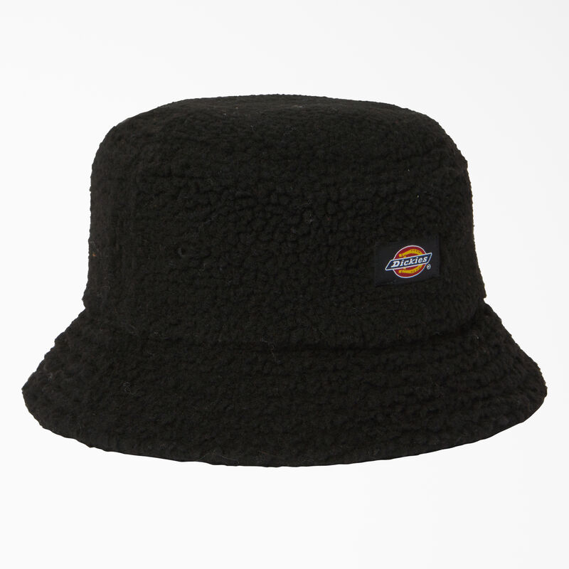 Dickies Red Chute Fleece Bucket Hat Black ID-2Se01T8b
