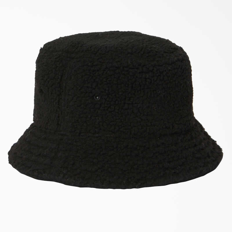 Dickies Red Chute Fleece Bucket Hat Black ID-2Se01T8b
