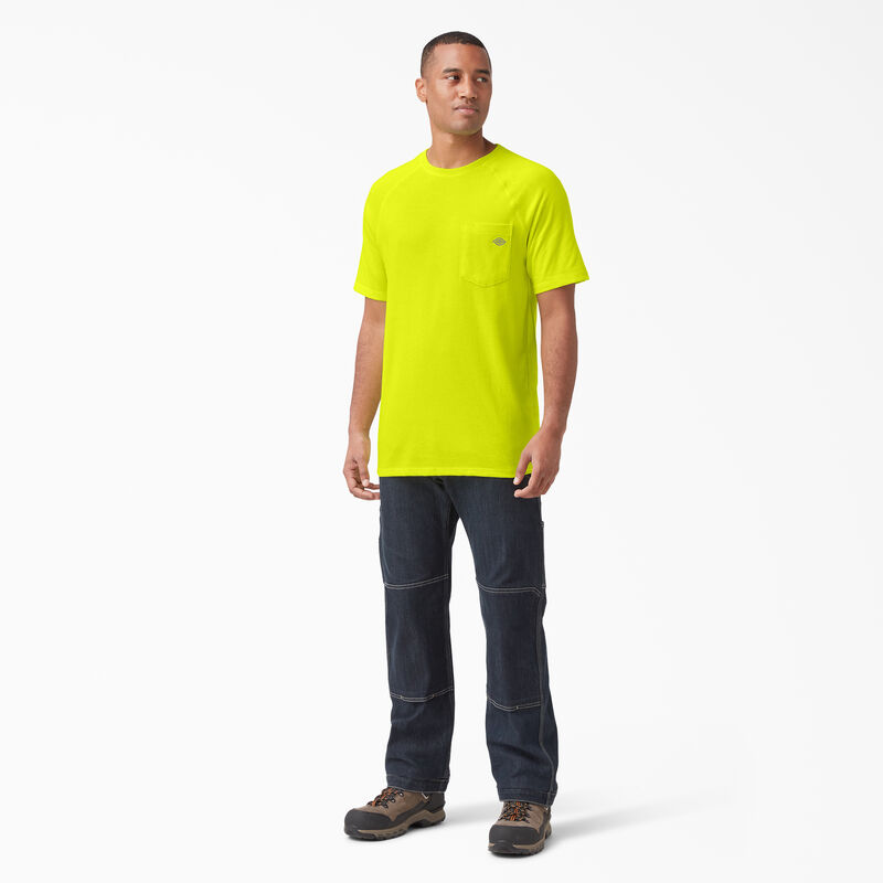 Dickies Cooling Short Sleeve Pocket T-Shirt Bright Yellow ID-2Vu5yAtY