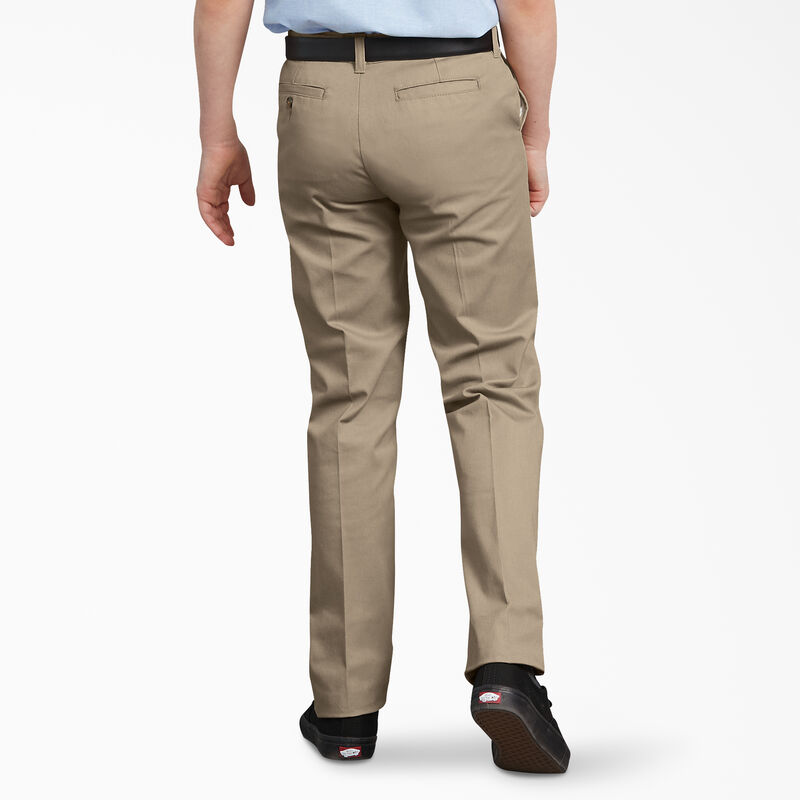 Dickies Boys' FLEX Slim Fit Pants, 4-20 Desert Sand ID-2VvY5O9S