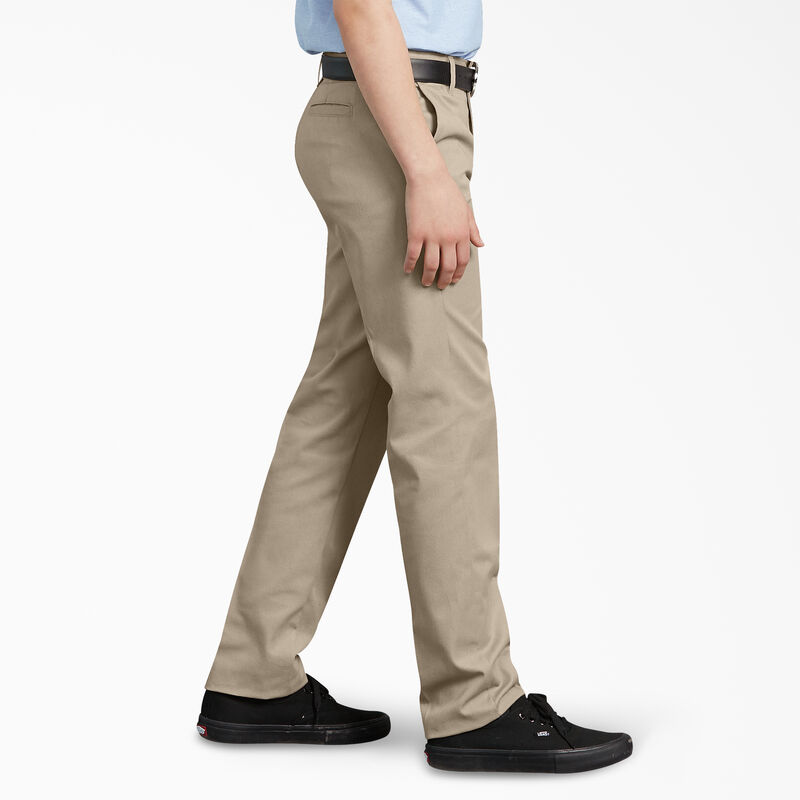 Dickies Boys' FLEX Slim Fit Pants, 4-20 Desert Sand ID-2VvY5O9S
