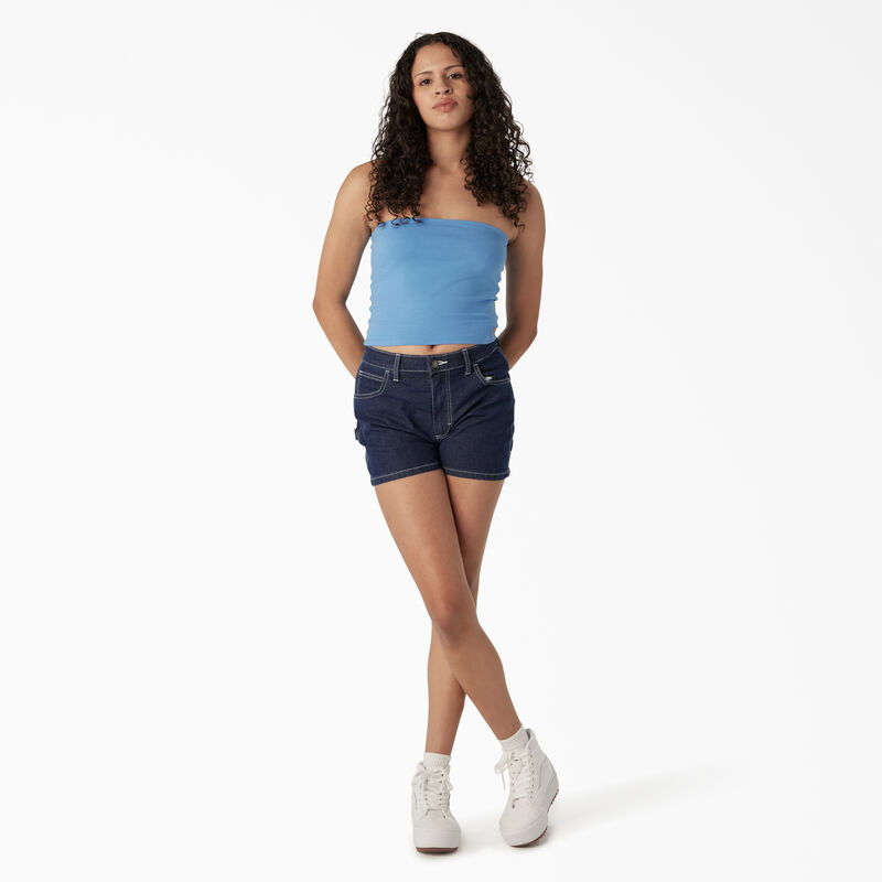 Dickies Knit Tube Top Azure Blue ID-2Y62a6NT