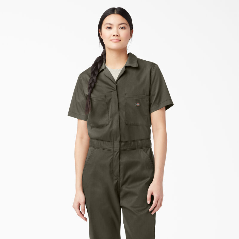 Dickies FLEX Cooling Short Sleeve Coveralls Moss Green ID-2eCuDAEg