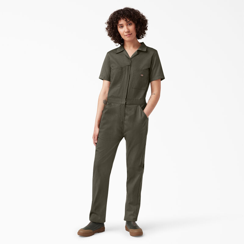Dickies FLEX Cooling Short Sleeve Coveralls Moss Green ID-2eCuDAEg
