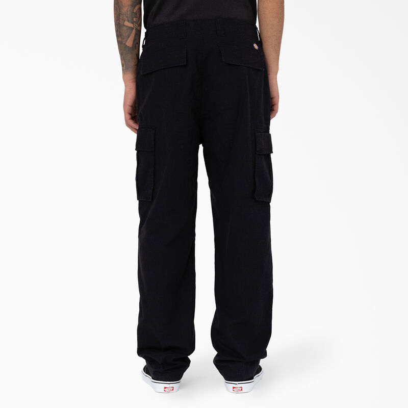 Dickies Eagle Bend Relaxed Fit Double Knee Cargo Pants Black ID-2f2SsYrE
