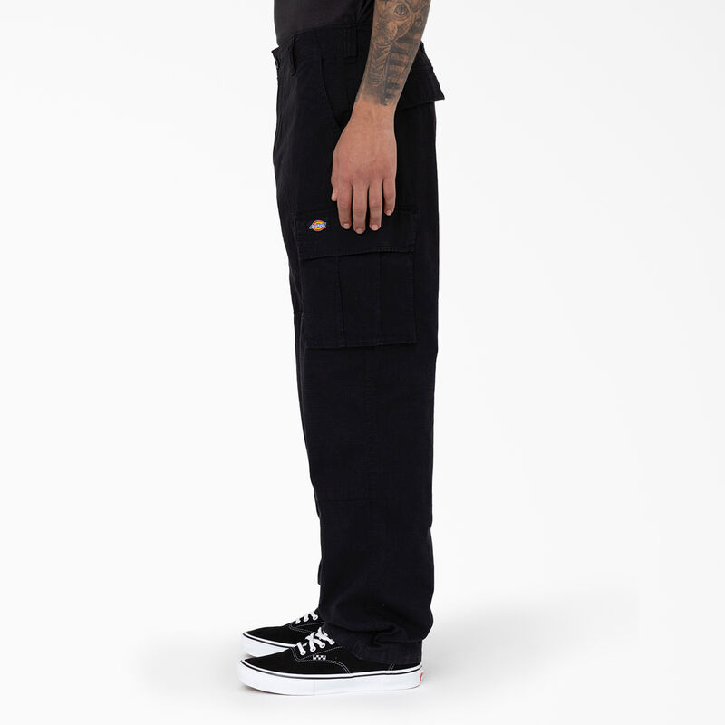 Dickies Eagle Bend Relaxed Fit Double Knee Cargo Pants Black ID-2f2SsYrE